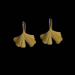 Michael Michaud Gingko Earrings - 4075BZ Bronze