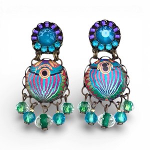 Earrings: Melizi Dragon Mono Crystal Handmade Earrings