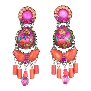 Earrings: Melizi Romance Crystal Handmade Earrings