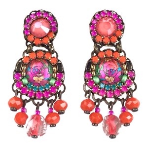 Melizi Romance Crystal Handmade Earrings