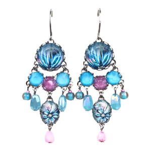 Melizi Vega Star Crystal Handmade Earrings