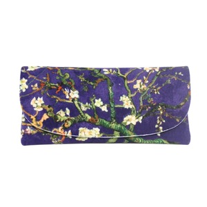 Amandiers (Blueberry) - Velour Glasses Case With Microfiber Lining