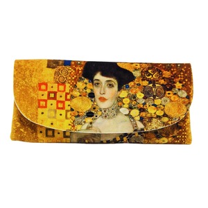 Glass Cases: Adele Bloch Bauer 1907 - Klimt Velour Glasses Case With Microfiber Lining