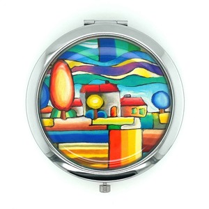 Cosmetic Mirrors: Vienna Landscape - Pocket Mirror