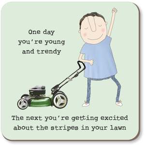 Rosie Made A Thing Lawn Stripes Coaster
