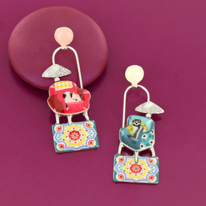 Taratata Bijoux Chanape Leverback Earrings - E26-08953-10M