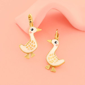 Taratata Bijoux Ducks In A Row (Plume) Leverback Earrings - E26-11799-201