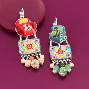 Taratata Bijoux Chanape Leverback Earrings - E26-08755-10M