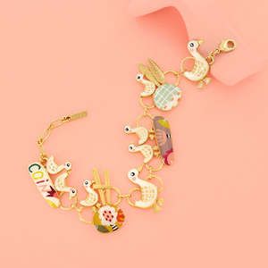 Taratata Bijoux Ducks In A Row (Plume) Bracelet - Adjustable - E26-11321-20M