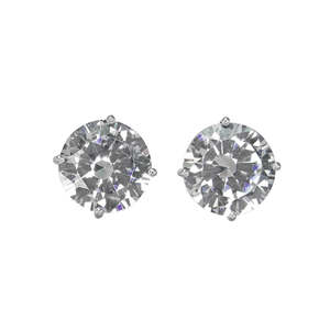Earrings: Round Stud Earrings
