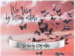 Whitney Howard Designs - We Rise by Lifting Others Cuff - Women Empowerment Gift