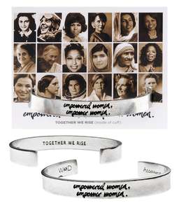 Whitney Howard Designs - Empowered Women Empower Women Quotable Cuff Bracelet
