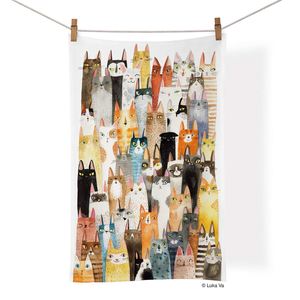 Products: Werkshoppe - Cat Power Cotton Tea Towel