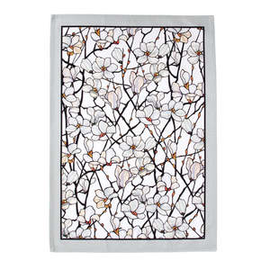 Modgy - Louis C. Tiffany Magnolia Window Tea Towel