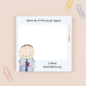 Rosie Made A Thing Sticky Jots - Here We Go Boy