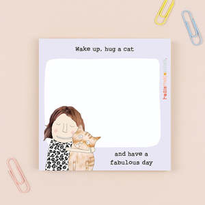 Rosie Made A Thing Sticky Jots - Hug A Cat