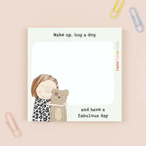 Rosie Made A Thing Sticky Jots - Hug A Dog