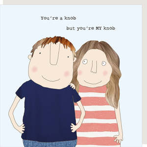 Rosie Made A Thing Knob - Anniversary Card