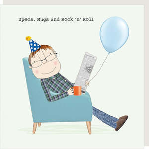 Rosie Made A Thing Rock 'n Roll Birthday Card