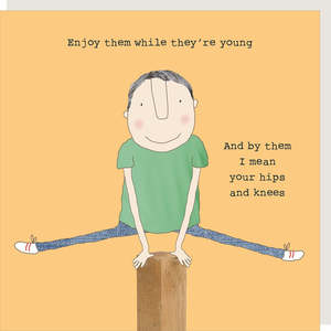 Rosie Made A Thing Hips & Knees Humour Card