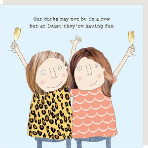 Stationary: Rosie Made A Thing Ducks Humour Card