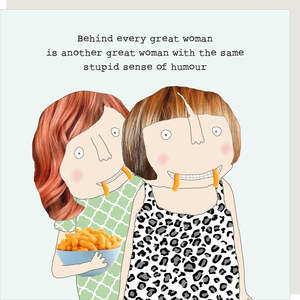 Rosie Made A Thing Great Woman Humour Card