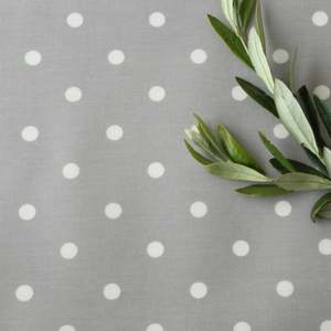 All Oilcloth: Dotty Grey