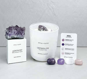 Crystal Candles: The Grief Gift Set