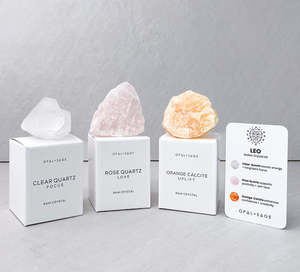 Raw Boxed Crystals: Leo Zodiac Crystal Set