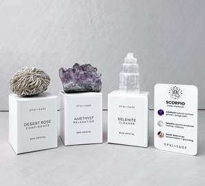 Scorpio Zodiac Crystal Set