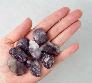 Lepidolite Tumble | Transition