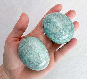 Amazonite Palm Stone | Compassion