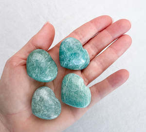 Amazonite Mini Heart | Compassion