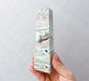 Crystals: Blue Aragonite Towers | Peace