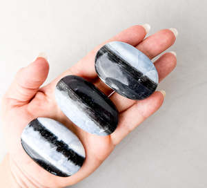 Blue Opal Palm Stone | Communication