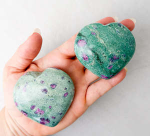 Fuchsite and Ruby Hearts | Vitality
