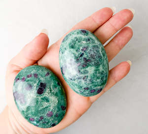 Fuchsite and Ruby Palm Stone | Vitality
