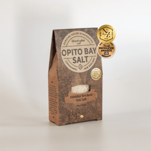 Products: NEW Manuka Smoked Sea Salt - Opito Bay Salt Co
