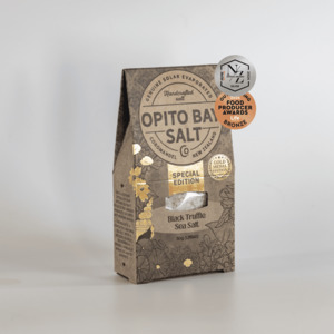 Products: NEW Black Truffle Sea Salt - Opito Bay Salt Co