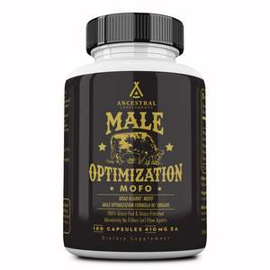 Frontpage: Grass fed male optimisation formula by Ancestral Supplements