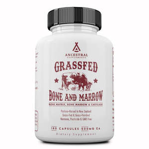 Grass fed bone, marrow (bone, marrow, cartilage) by Ancestral Supplements