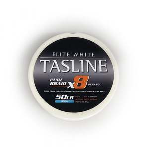 Tasline Elite White 50lb - Option Tackle