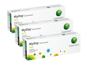 Products: MyDay Toric 1 Day 90 Pack Optique Eyecare