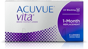 Products: Acuvue Vita Monthly 6 Pack Optique Eyecare
