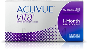 Products: Acuvue Vita Monthly 6 Pack Optique Eyecare