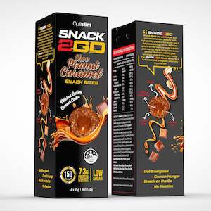Shopall: SNACK2GO Snack Bites Choc Peanut Caramel - 4 Snacks
