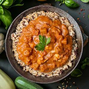 Products: Vegetarian Tikka Masala with Brown Rice & Quinoa (300g)