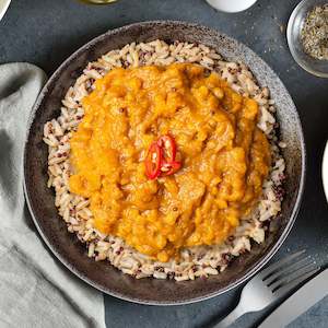 Pumpkin and Lentil Curry with Brown Rice & Quinoa (300g)
