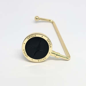 Handbag Hook | Gold & Black