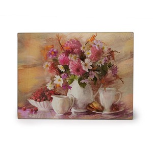 Flower Glass Cutting Board